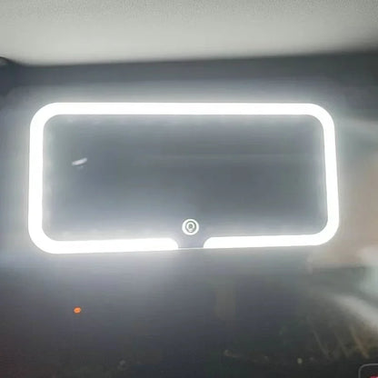 LED LIGHT VISOR MIRROR